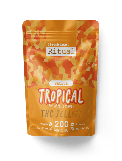 Tropical - Fresh Coast - Ritual - Gummies - Sativa - 200MG