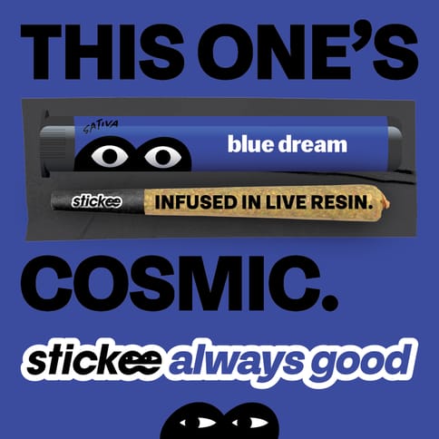 Stickee 1.2G Live Resin Infused - Blue Dream