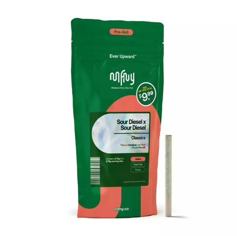 MFNY - Live Resin Infused Pre-Roll .75g - Sour Diesel x Sour Diesel