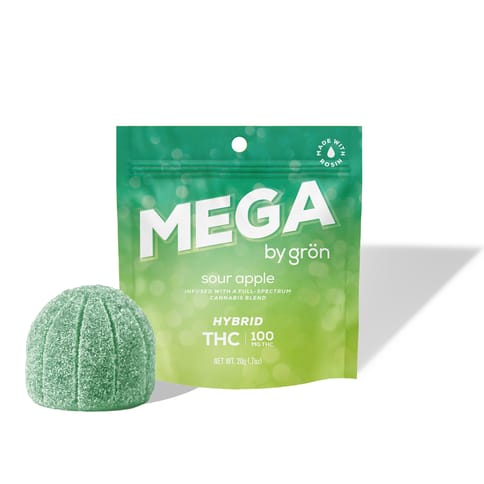 Gron Mega Pearls | Hybrid Sour Apple 100mg