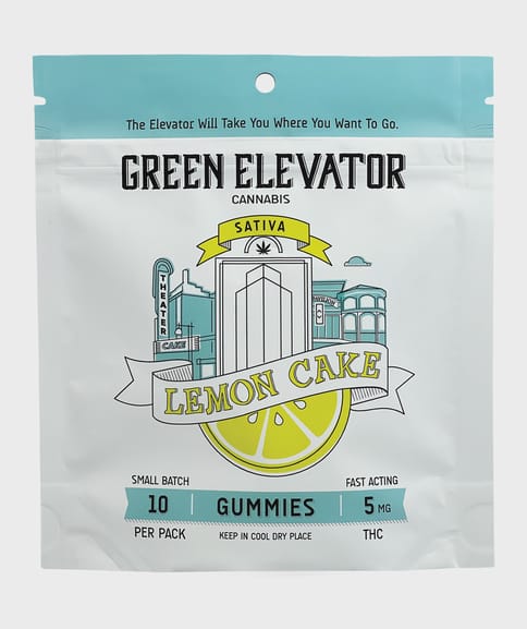 Lemon Cake Gummies | Green Elevator Cannabis |
