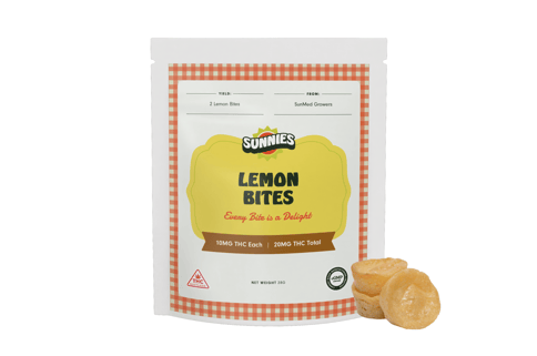 Sunnies | Bites - Lemon Bites | 10mg / 2 pack