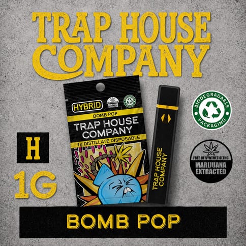 Bomb Pop | 1g Distillate Disposable Vape | Trap House Company