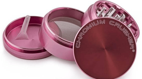Chromium Crusher 4pc Aluminum Grinder 40mm | Pink