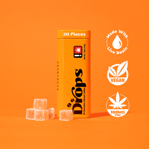 Drops Jellies 20 Pack | Orange 100mg