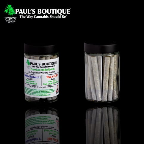 14g Variety Stash Jar | .5g Pre-roll | Bosscotti + 14g Variety Stash Jar | .5g Pre-roll | Bosscotti + Watermelon Zkittlez