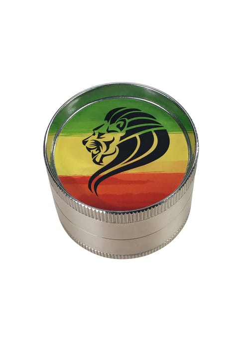 Small Metal Grinders - Rasta Lion