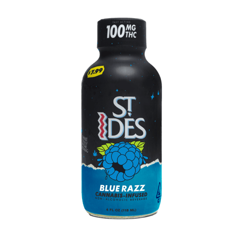 ST IDES - BLUE RAZ | 4OZ SHOT 100MG
