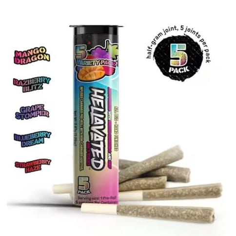 Hellavated Juicy Stickz 5 Pack | Variety Pack 2.67g