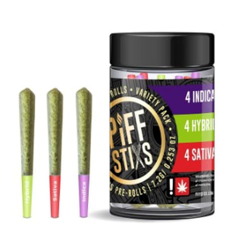 Piff Stix | Variety Pack (GA,SB,MT) | 7G | Preroll Pack