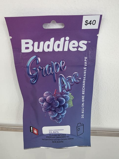 Buddies Flavors | Grape Ape All in One | 2g