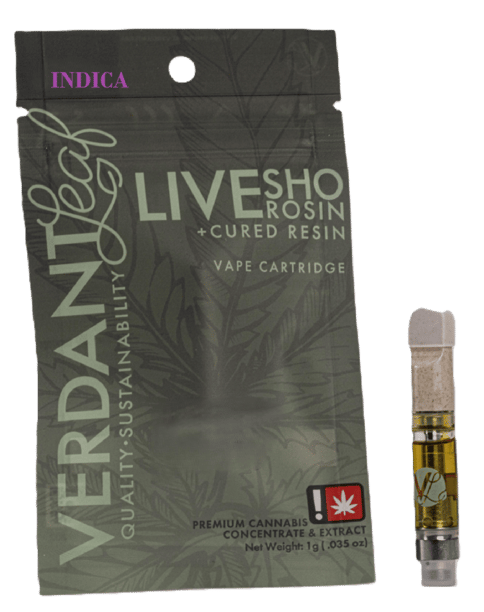 LIVE ROSIN + CURED RESIN CARTRIDGE | MUFFIN PARFAIT | INDICA | 1 GRAM | 510 THREAD