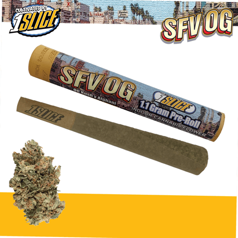 1slice - SFV OG - Indica Pre-roll - 1.1g