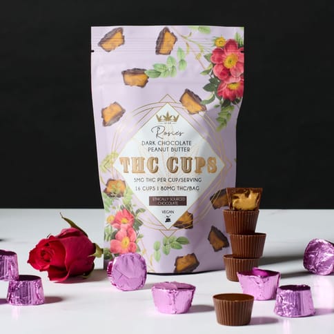 Dark Chocolate Peanut Butter Cups - 80mg