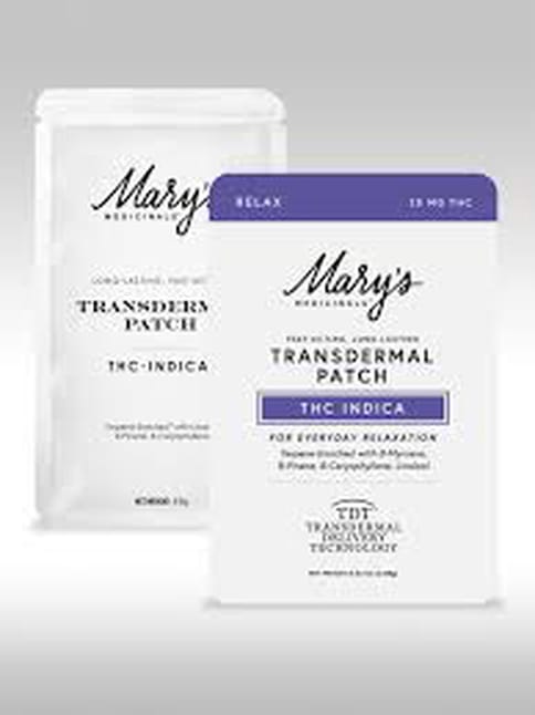Mary's Medicinal's Transdermal Patches Indica 1ct 20mgTHC - Mary's Medicinal's Transdermal Patches Indica 1ct 20mgTHC.