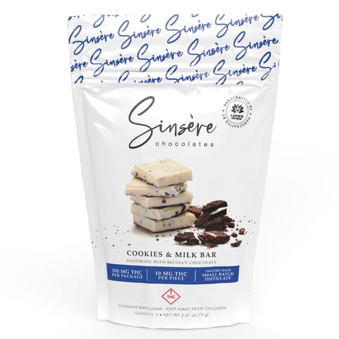 Sinsere - Cookies and Milk Bar - 100mg
