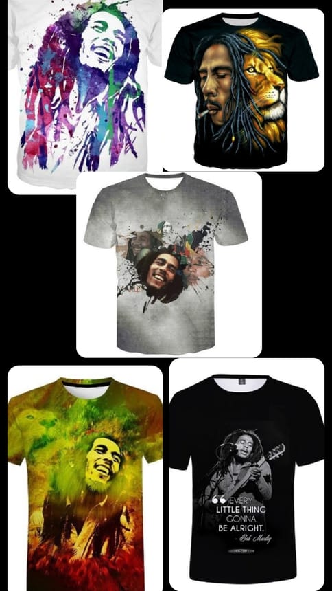 Bob Marley T-Shirts - Medium