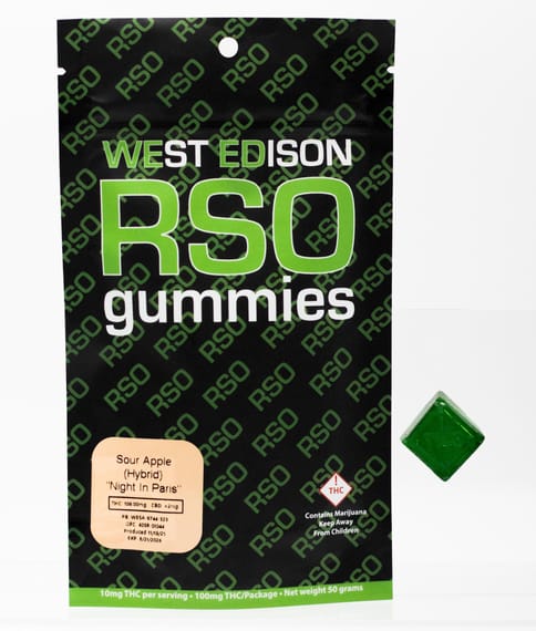 Sour Apple RSO 100mg Gummy (H)