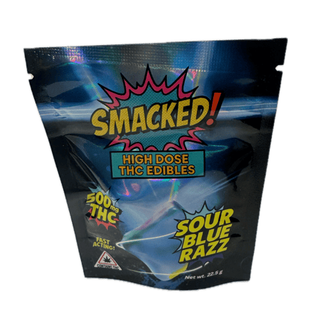 Coastal Remedies - Smacked Gummies - Sour Blue Razz 500mg