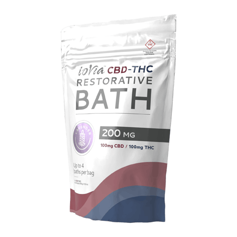 ioVia Bath Soak 1:1 CBD | Aloe Vera 100mg Rec