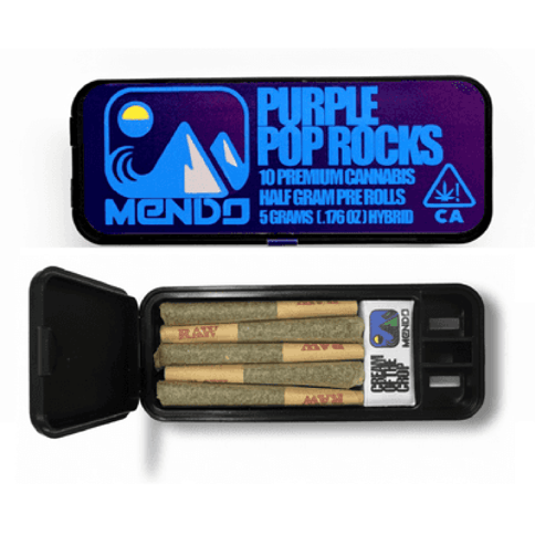 Mendo |  Purple Pop Rocks (H) | .5g x 10 Preroll Joints