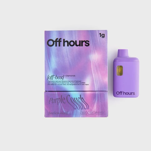 Off Hours - Purple Couch | Melted Diamonds 1G Rechargeable Vape