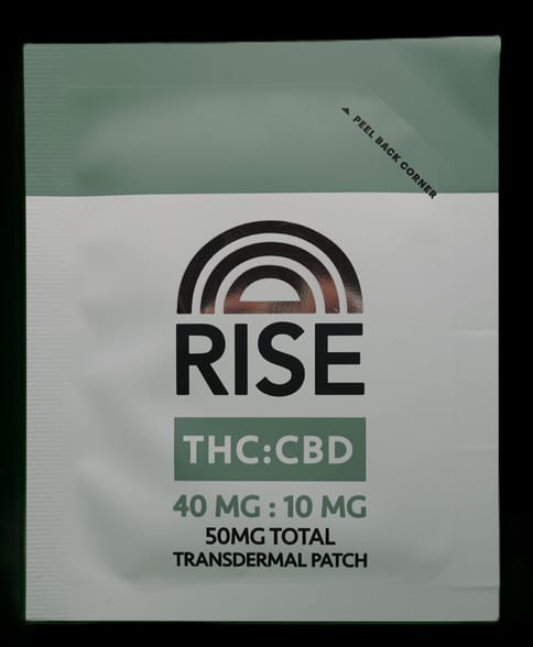 RISE - Transdermal Patch - THC/CBD - 40mg/10mg