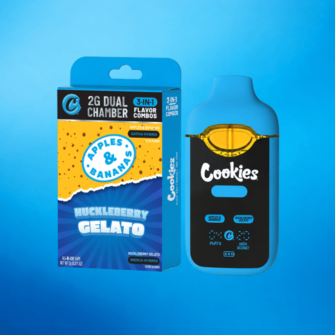 Cookies - 2g Dual AIO Vape - Apples & Bananas x Huckleberry Gelato