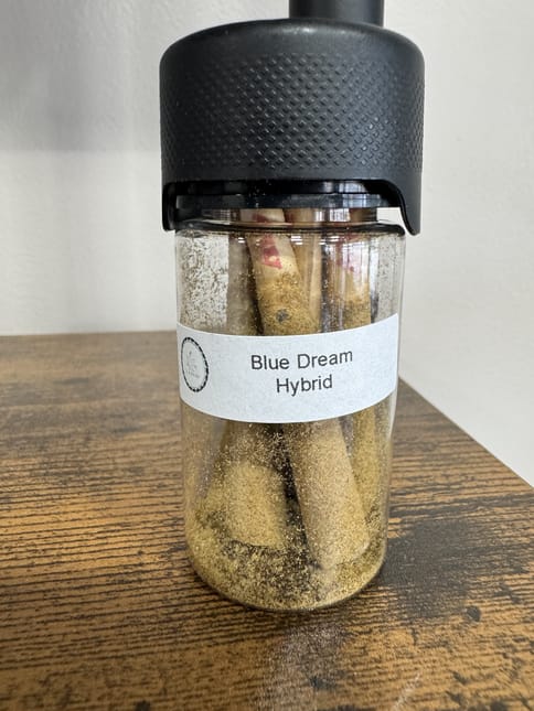 Jeter Jar - 5 PK Keif Coated Pre Rolls Blue Dream
