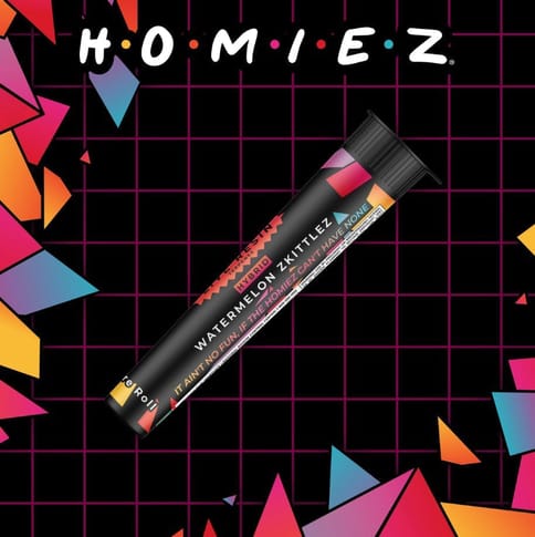Homiez - 1.3g Infused Pre-Roll - Watermelon Zkittlez