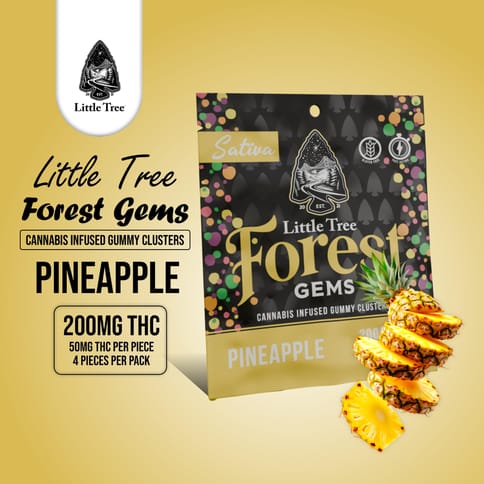 Little Tree Forest Gems - Pineapple -200mg