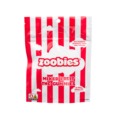 Zoobies - Mixed Fruit - Edibles - 100mg - 10ct