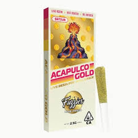 Fuzzies | Acapulco Gold | Live Resin Infused Preroll | Sativa | 2.5g | 5pk