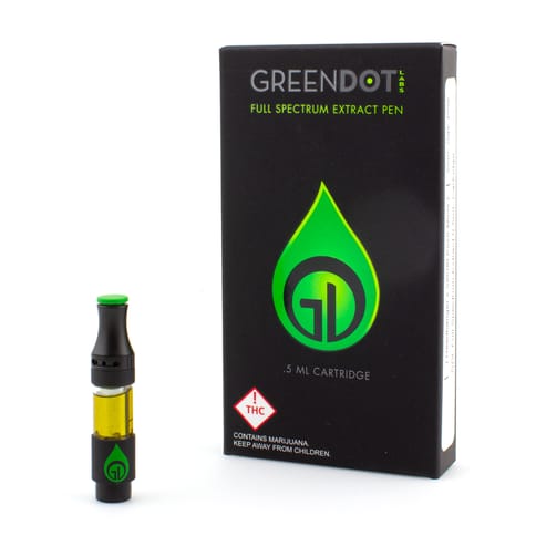 Green Dot Black Label Live Resin Cartridge | Jetpack 1g Rec