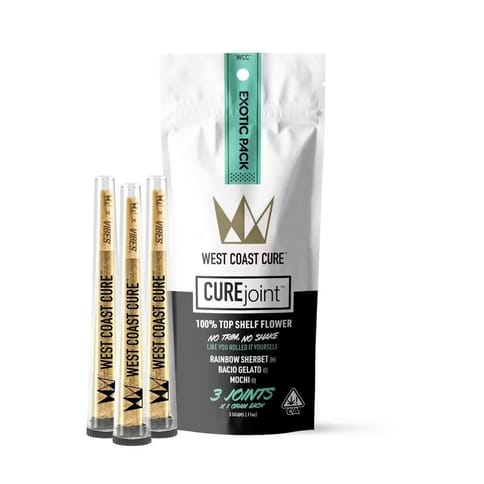 West Coast Cure | Exotic Pack | 1g x 3 Joints