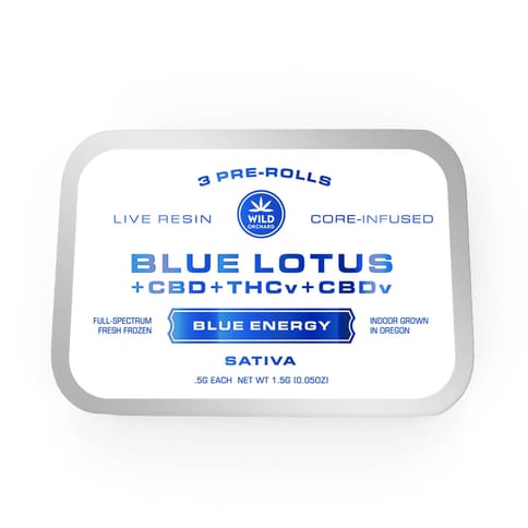 Wild Orchard Blue Lotus + CBD + THCV + CBDV Prerolls 3 PK