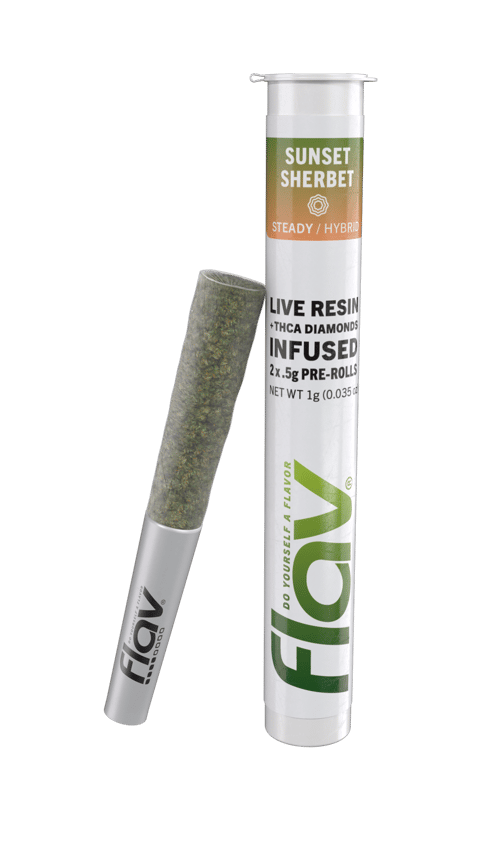Flav - Sunset Sherbet - 0.5g 2Pk Infused PreRolls