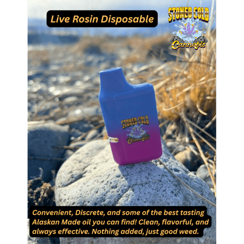 Dulce De Fresa (0.5g) Disposable Live Rosin Cartridge by Stoned Cold Cannabis