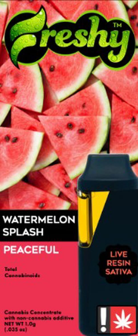 Freshy | Watermelon Splash | 1G | Flavored Live Resin | Disposable