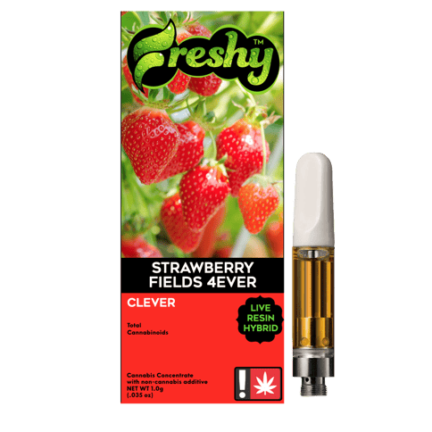 FLAVORED LIVE RESIN CARTRIDGE | STRAWBERRY FIELDS 4EVER | HYBRID | 1 GRAM | 510 THREAD