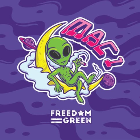 Freedom Green Hand Roll Preroll MAC 1 Hybrid 1.5g
