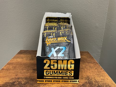 Beez Wax Blue Raz Gummies Hybrid