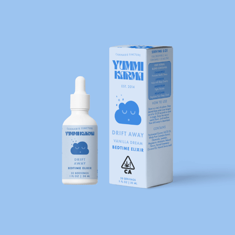 Yummi Karma Drift Away Vanilla Dream 300mg THC + Herbal Sleep Blend Tincture