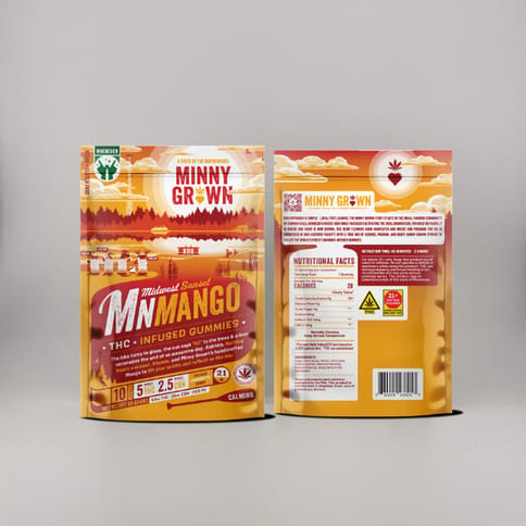Midwest Sunset | Mango | Anytime | THC + CBN Gummies | Hybrid