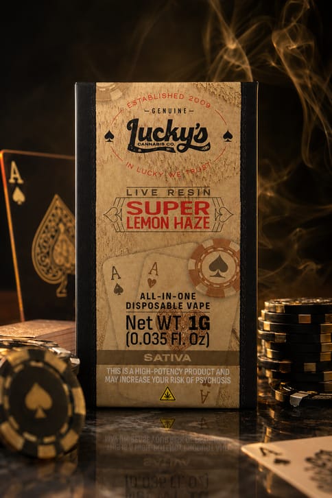 Luckys  | Super Lemon Haze | 1g Disposable