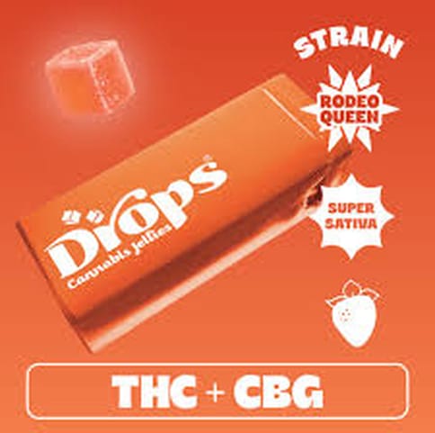 Strawberry (Rodeo Queen) | THC:CBG | 100mg | 20pk Rosin Infused Jellies