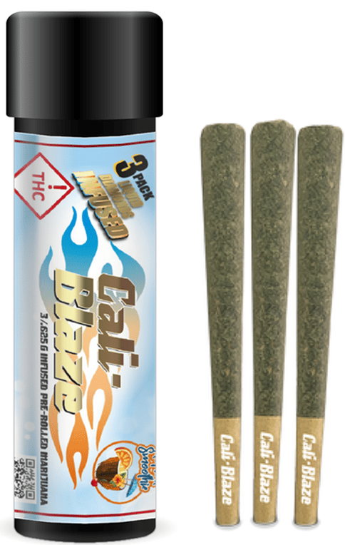 Cali Blaze - Tropical Smoothie (MAC) 3-Pk Infused Pre Rolls
