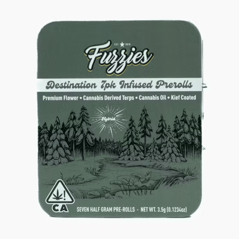 Fuzzies Destination 3.5g Infused PR 7 Pack - Hybrid - Dutch Treat