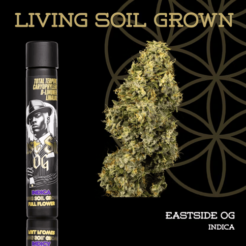 East Side OG - Flower Of Life - Pre-Roll - Indica Hybrid - 1G**