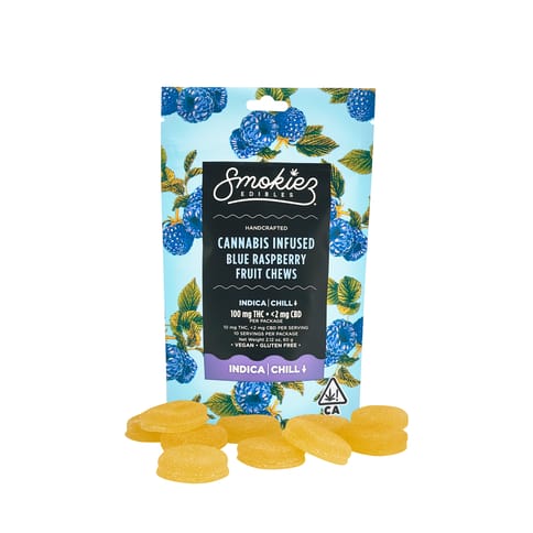 KB - SMOKIEZ - THC GUMMY - SWEET BLUE RASPBERRY - 100MG